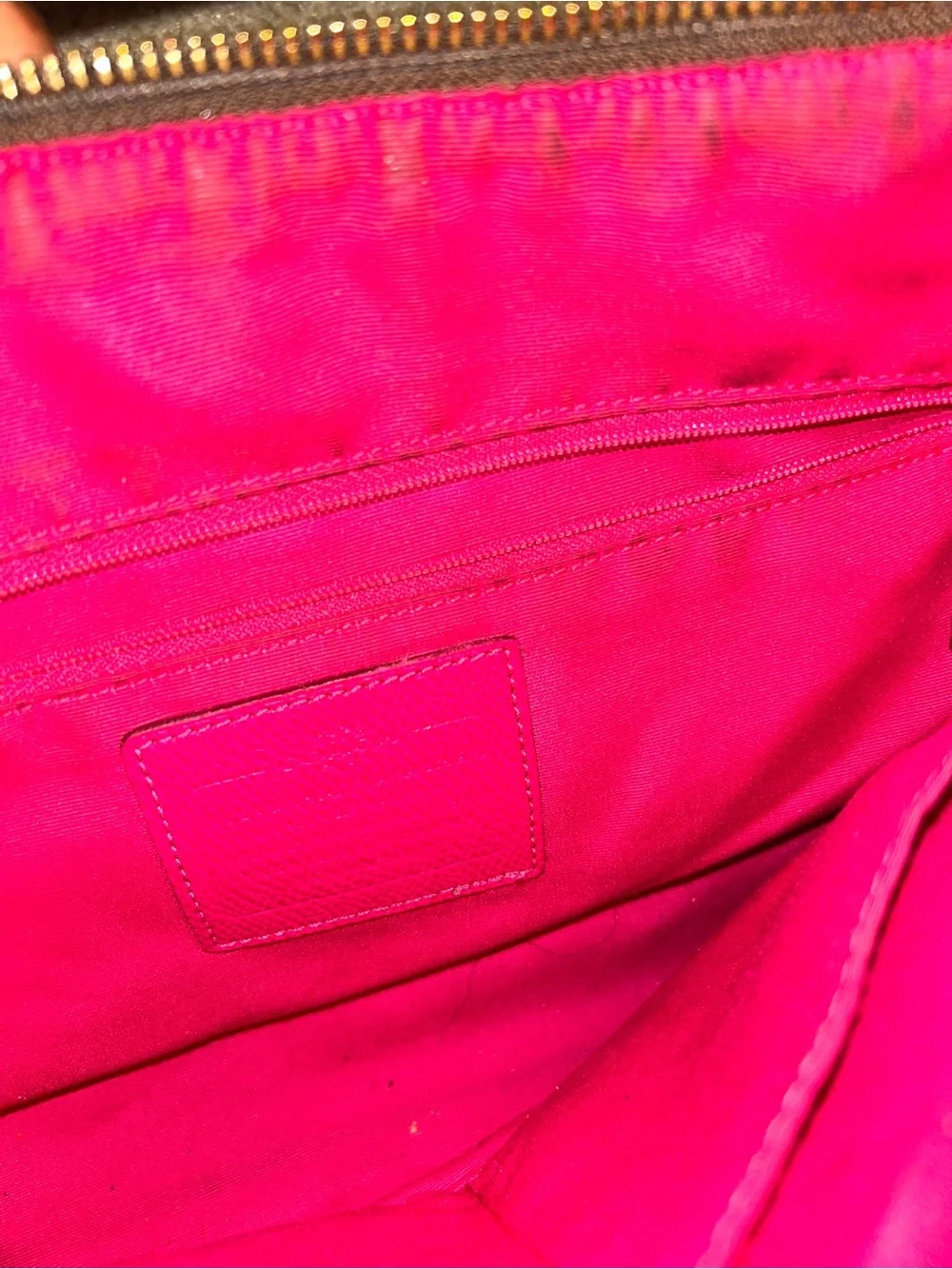 COACH CELESTE EAST-WEST HOBO SIGNATURE KHAKI PINK top handle bag